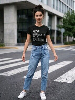 Graphic Tee - Super Cali Swagilistic Sexy Hella Dopeness